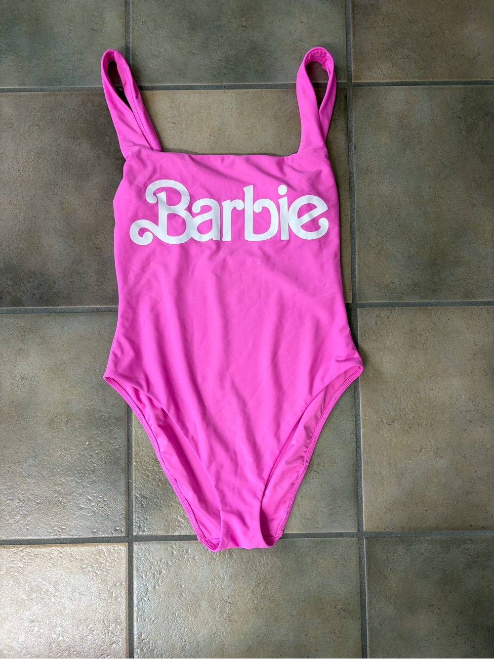 Show Me Your MuMu Barbie Pink One-Piece Swimsuit